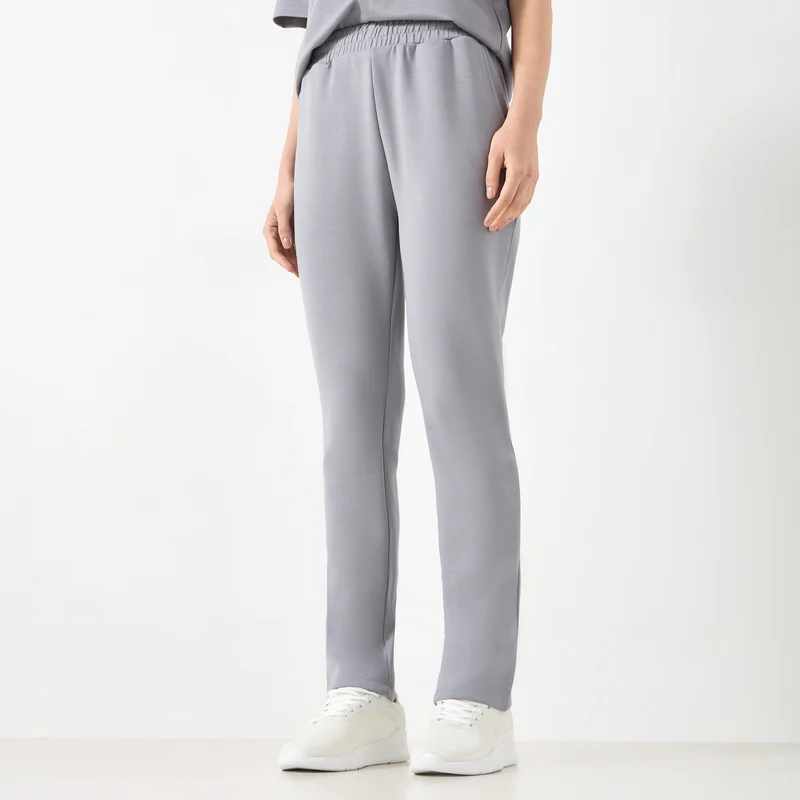 ADOT by Splash Track Pants with Elasticated Waistband and Pockets
