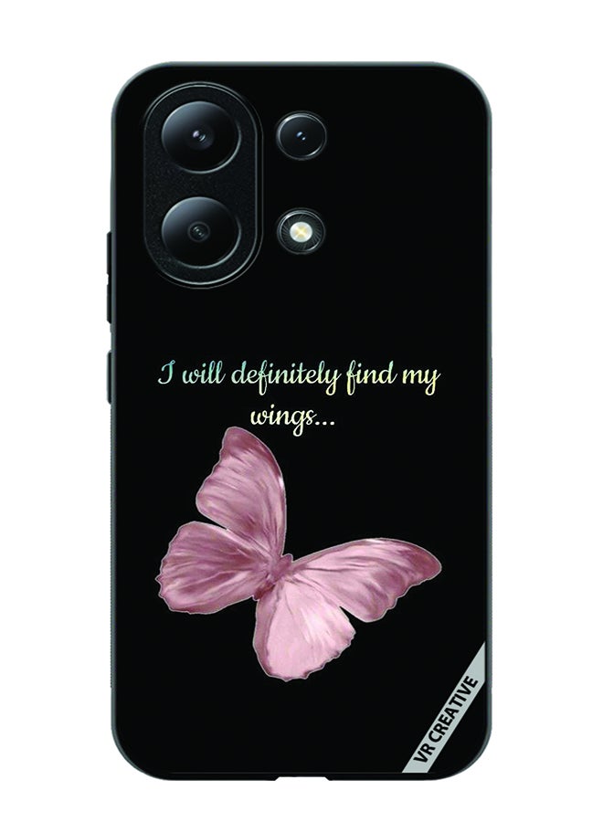 VR CREATIVE Protective Case Cover For Xiaomi Redmi Note 13 4G I Will Definitely Find My Wings Design Multicolour - Image 1