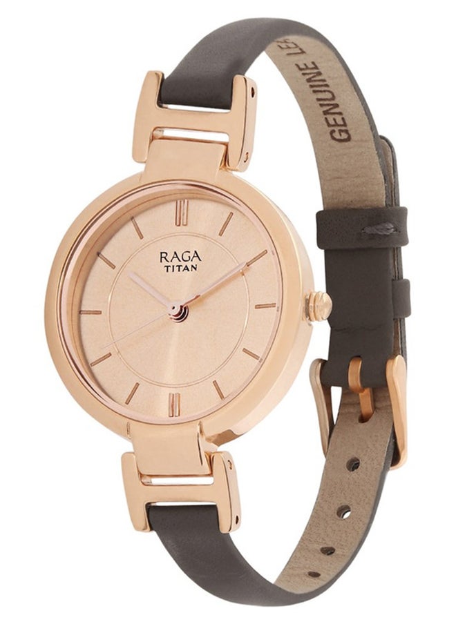 TITAN - Leather Analog Wrist Watch 2608WL01 - Image 1