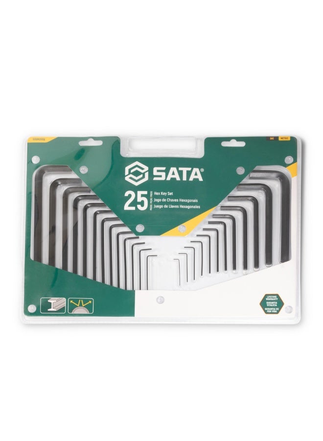 Sata SATA ST09120SJ 25-Piece Metric/SAE Hex Key Set - Image 3
