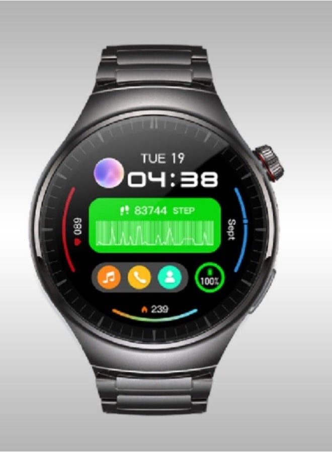 Zeblaze Thor Ultra 4G Android 8.1 Smartwatch with 1.43" AMOLED Display, GPS, Heart Rate Monitor, 16GB Storage, Google Play, 930mAh Battery , Stainless Steel Strap - Image 1