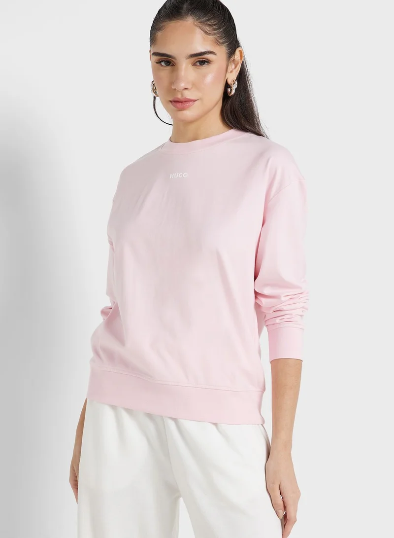 HUGO Logo Knitted Sweatshirt