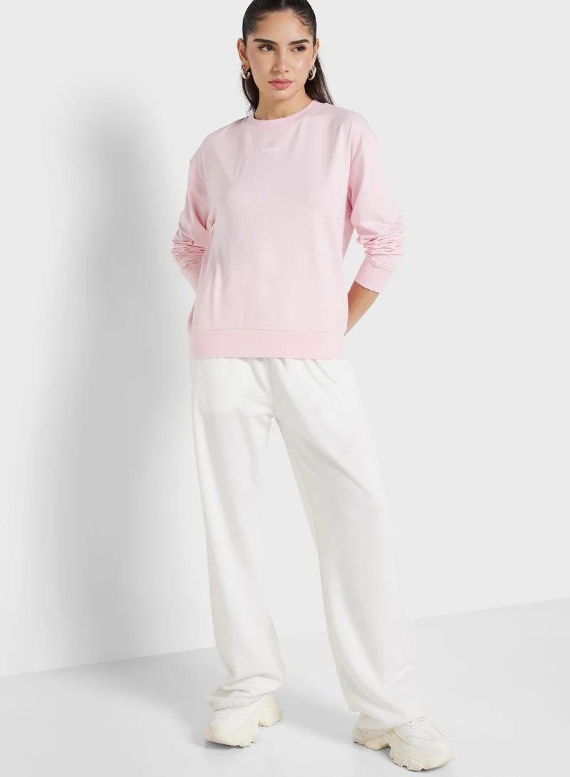 HUGO Logo Knitted Sweatshirt
