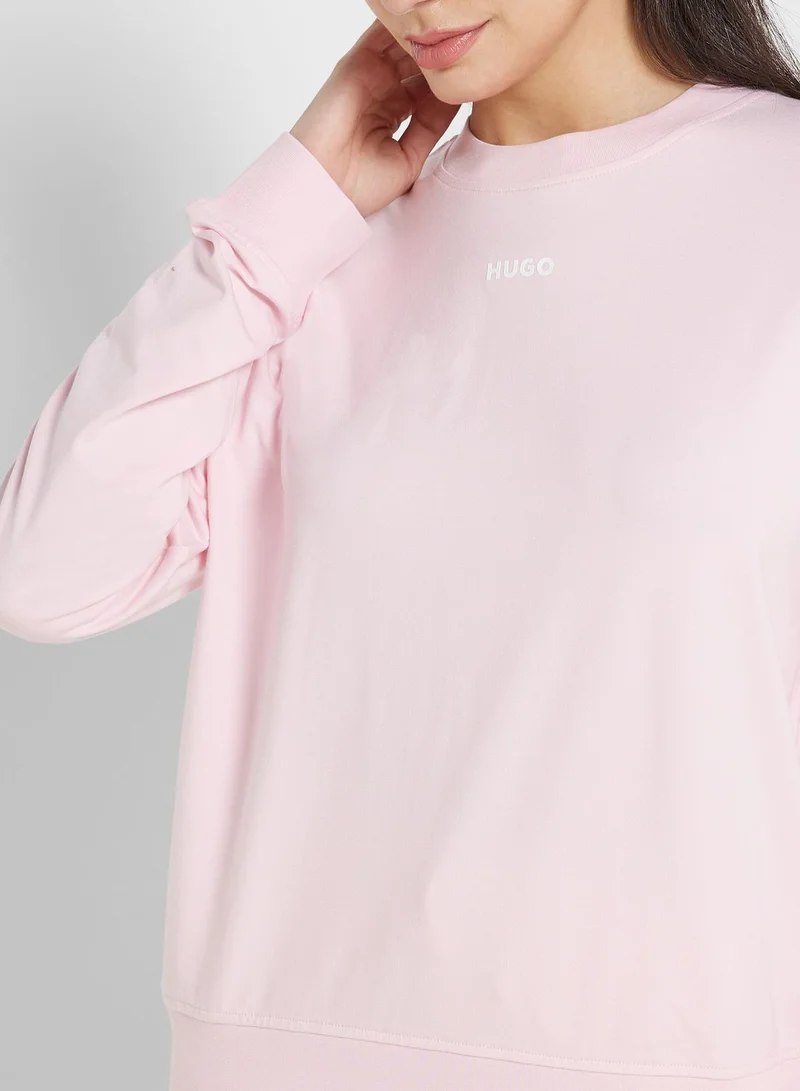 HUGO Logo Knitted Sweatshirt