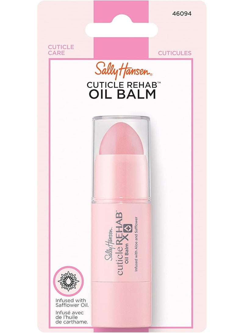 Sally Hansen Cutical Rehab™ Oil Balm, Natural Essential Oil, Vitamin E, Nourish and Condition dry nails and cuticles - Image 1