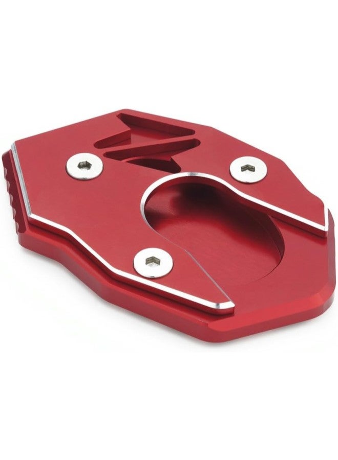 klarako Aluminum Motorcycle Side Stand Kickstand Sidestand Extender Enlarger Plate Pad Foot Side Stand Extension for ZX6R ER6N Z650 VERSYS650 NINJA650R Z1000/SX Z800 Z900 - Image 2