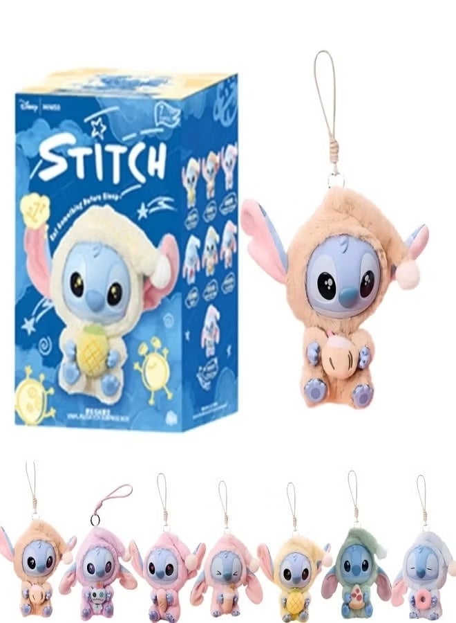 سلسلة ”تناول شيئًا قبل النوم“ من Stitch - علبة مغلقة تحتوي على قلادة من القماش القطني الفاخر