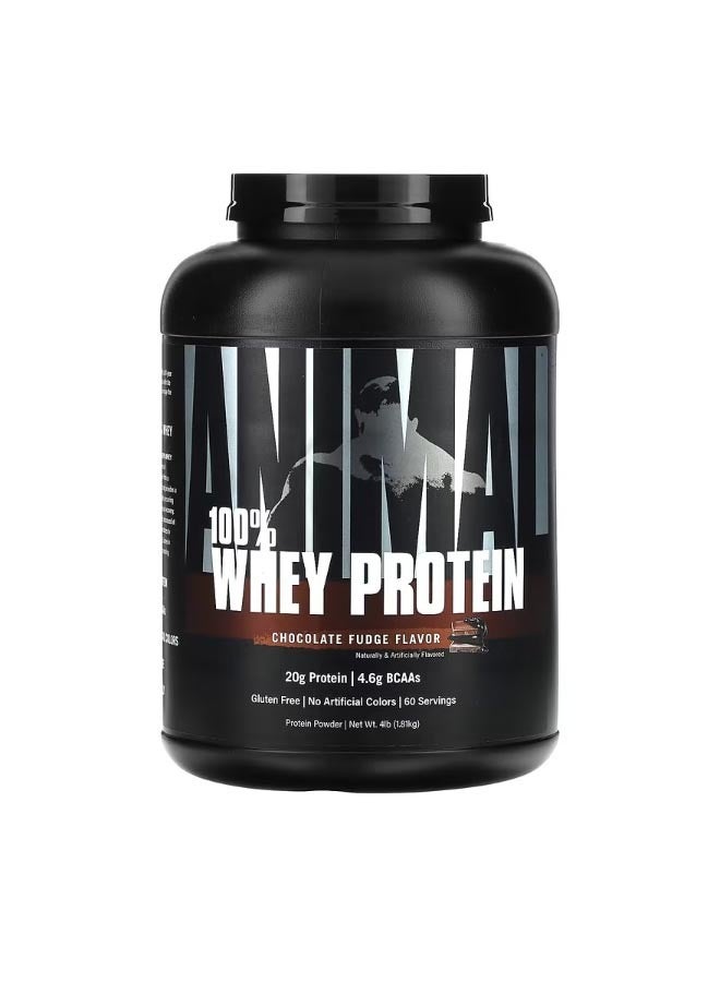 ANIMAL 100% Whey Protein Powder Chocolate Fudge 4 lb 1.81 kg - Image 1
