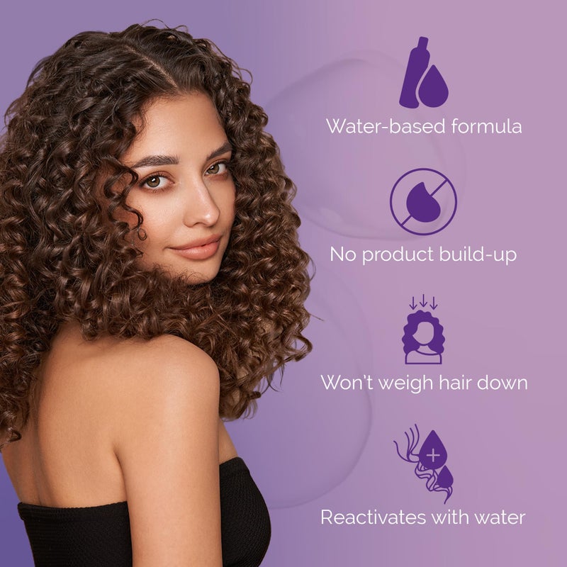 Curl Keeper Original Curl Keeper Anti-Frizz Curl Defining Hair Styler (33.8 oz) - Lightweight Curl Definer Liquid Gel for All Weather Conditions - Wavy & Curly Hair Products for Women (Cream Alternative) - Image 3