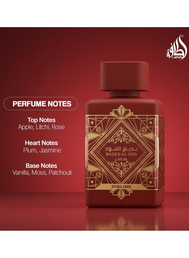 Lattafa Badee Al Oud Sublime Eau de Perfume -100 ml - Image 3