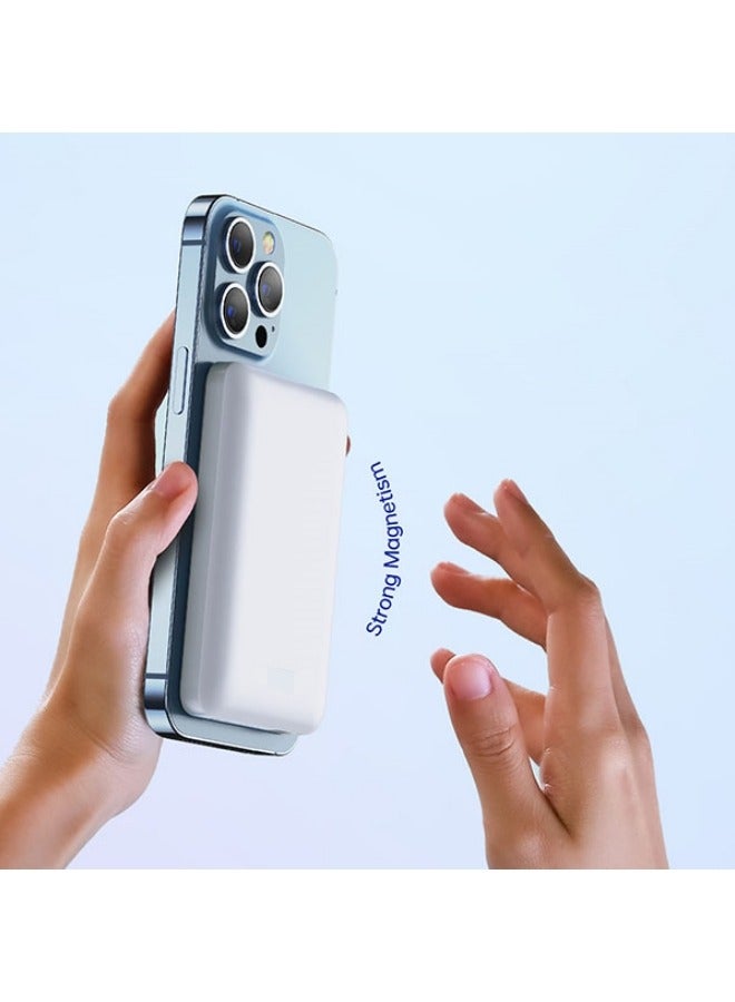 The Magnetic Power Bank With 5000mAh MagSafe Battery Pack Is A Cutting Edge Portable Charger Designed Specifically For IPhone 12/13/14 Series
