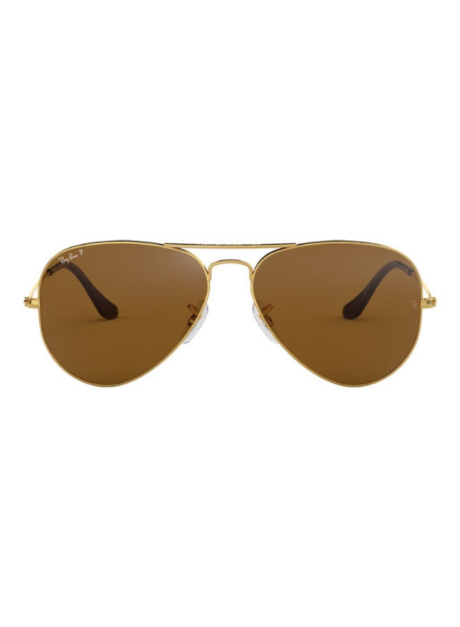 Ray-Ban Unisex Unisex Polarized Full Rim Sunglasses - RB3025 - Lens Size: 62 Mm