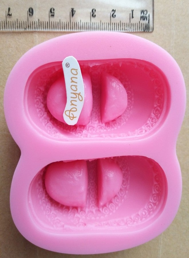 Anyana girl Baby booties shoes shower christening mould cake Fondant silicone gum paste mold for Sugar paste cupcake decorating tool topper birthday party decoration sugarcraft decor - Image 3