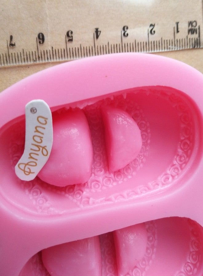 Anyana girl Baby booties shoes shower christening mould cake Fondant silicone gum paste mold for Sugar paste cupcake decorating tool topper birthday party decoration sugarcraft decor - Image 4