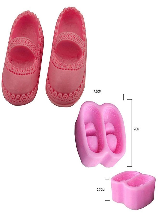 Anyana girl Baby booties shoes shower christening mould cake Fondant silicone gum paste mold for Sugar paste cupcake decorating tool topper birthday party decoration sugarcraft decor - Image 2