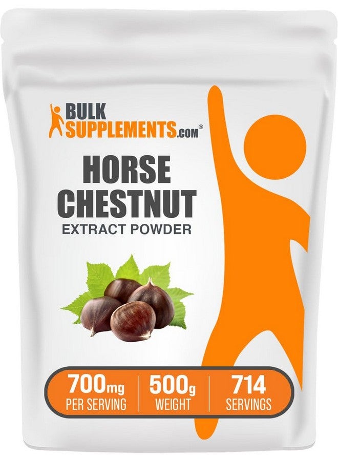 BulkSupplements.com Horse Chestnut Extract Powder - Horse Chestnut Supplement, Herbal Supplement - Gluten Free, 700mg per Serving, 500g (1.1 lbs) (Pack of 1) - Image 1