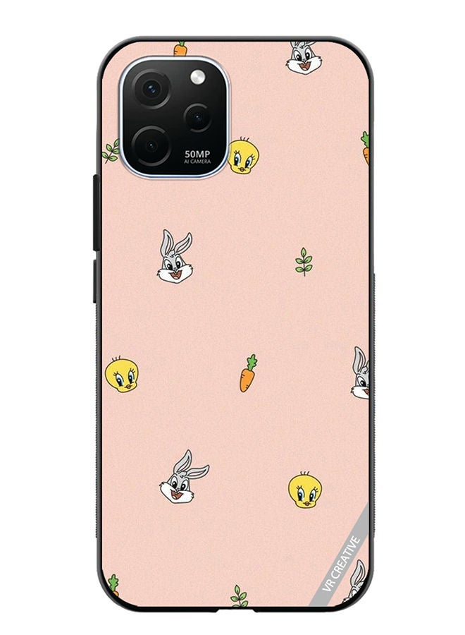 VR CREATIVE Protective Case Cover For Huawei Enjoy 50z Bunny Design Multicolour - Image 1
