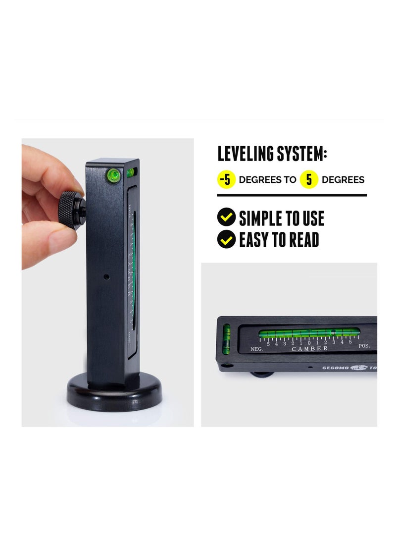 Generic - Adjustable Universal Magnetic Camber Gauge - Magnetic Alignment Tool for Cars, Caster Wheel Measurement, and Camber Adjustment - Essential for Accurate Vehicle Alignment. - Image 1