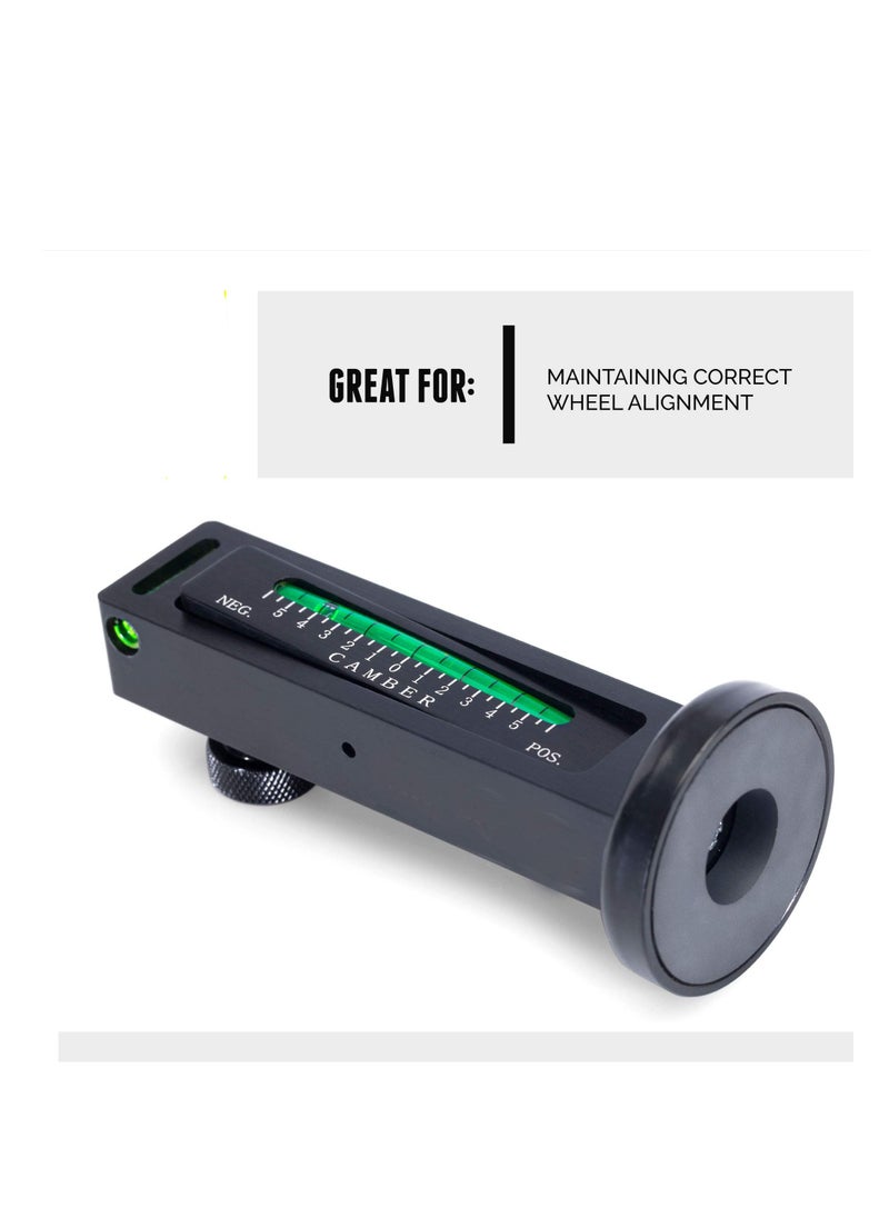 Generic - Adjustable Universal Magnetic Camber Gauge - Magnetic Alignment Tool for Cars, Caster Wheel Measurement, and Camber Adjustment - Essential for Accurate Vehicle Alignment. - Image 1