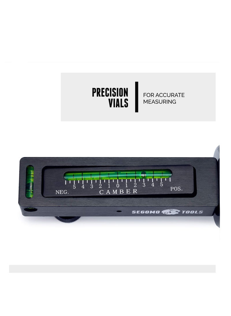Generic - Adjustable Universal Magnetic Camber Gauge - Magnetic Alignment Tool for Cars, Caster Wheel Measurement, and Camber Adjustment - Essential for Accurate Vehicle Alignment. - Image 1