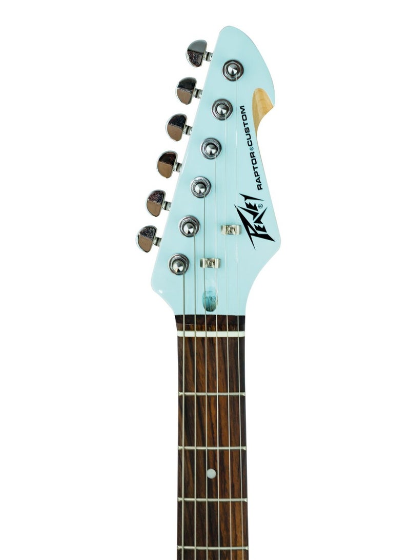 Peavey Raptor® Custom Columbia Blue Electric Guitar 03026670 - Image 4