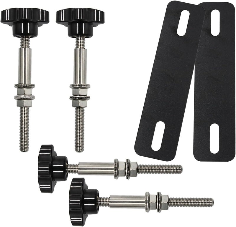 QGHAUC Traction Board MOUNTING KIT, Easy-to-Install Recovery Board Mount, Safety Traction Board Mount, Universal Recovery Board Mounting Kit Fit for All 4.72"~6.69"（12~17cm） Hole Spacing - Image 2