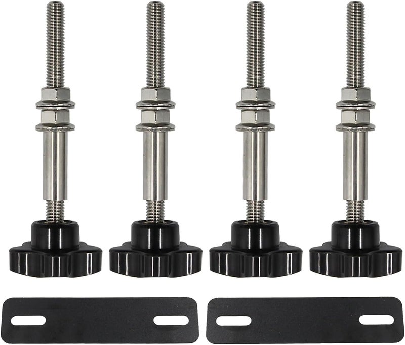 QGHAUC Traction Board MOUNTING KIT, Easy-to-Install Recovery Board Mount, Safety Traction Board Mount, Universal Recovery Board Mounting Kit Fit for All 4.72"~6.69"（12~17cm） Hole Spacing - Image 1