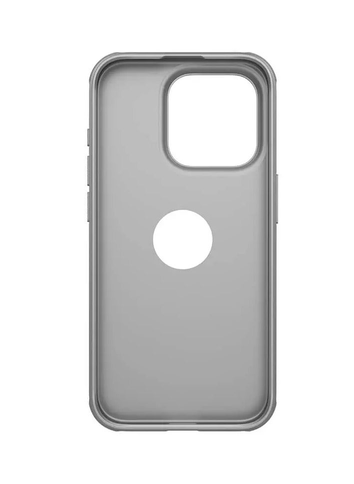 Nillkin Super Frosted Shield Pro Matte cover case for Apple iPhone 15 Pro Max 6.7 (2023) (with LOGO cutout)-Grey - Image 5