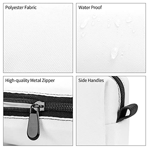 YISHOW Axolotl Large Makeup Bag Adorable Travel Cosmetic Toiletry Organizer Case for Women - Image 4
