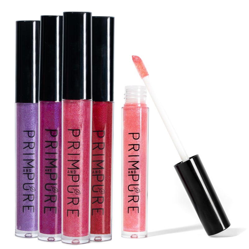 Prim and Pure Mineral Play Lip Gloss Set (Pack of 5) - 100% Natural, Organic, Non-toxic Kids Lip Gloss Made in the USA - Image 2