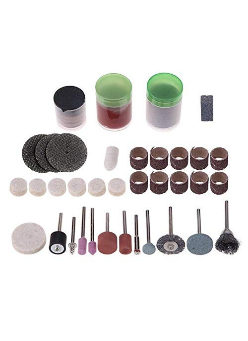 uptodateproducts uptodateproducts Electric Grinding Attachment Rotary Tool Accessories Kit Set of Mini Drill Grinding Polishing Drilling for Rotary Tool 105Pc  - Image 2
