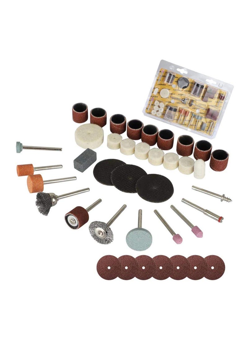 uptodateproducts uptodateproducts Electric Grinding Attachment Rotary Tool Accessories Kit Set of Mini Drill Grinding Polishing Drilling for Rotary Tool 105Pc  - Image 1