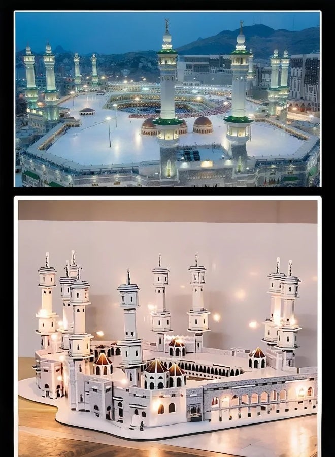 Muslim building blocks Mecca Holy Mosque building set | Forbidden Mosque model | Mecca Islamic children's and adult toys | Kaaba building blocks puzzle game | DIY mosque building set | Ramadan Eid gift  - Image 2