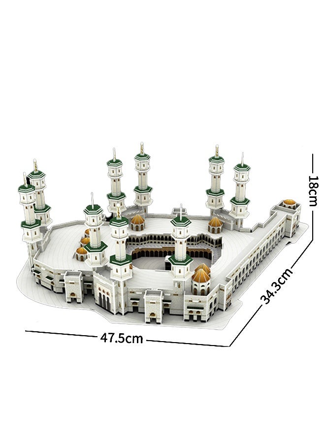 Muslim building blocks Mecca Holy Mosque building set | Forbidden Mosque model | Mecca Islamic children's and adult toys | Kaaba building blocks puzzle game | DIY mosque building set | Ramadan Eid gift  - Image 3
