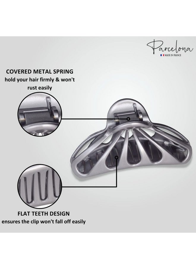 French Rain Drop Set Of 2 Small Silver Grey And Black Celluloid Jaw Hair Claw Clip With Covered Spring - pzsku/ZE619E790DA1D23FF641CZ/45/_/1707981278/b7719d86-b9db-4d7e-901c-aa41e1f80f4e