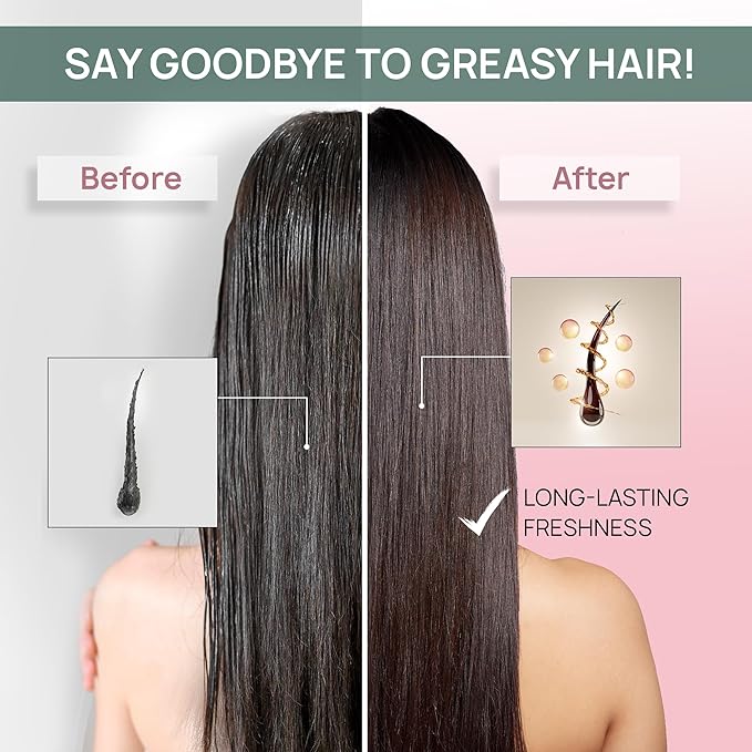 Vis Plantis Rosemary Shampoo for Greasy Hair 400 ml Natural for Oily Hair Scalp and Roots Gives Softness Shine Sulphate Free Clarifying With Milk Thistle Lemon Balm Extract - Image 3