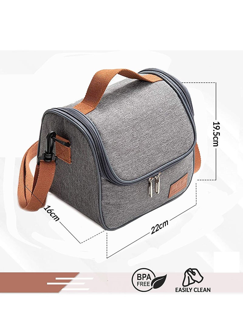 Excellence Insulated Lunch Bag Cooler Shoulder Thermal Tote Bag for Men Women Portable Indoor Outdoor Lunch Box Bag - pzsku/ZE619FA72B0AB90641A20Z/45/_/1660669986/7debc51a-c4ac-49f2-85ef-bd8505fe8e68