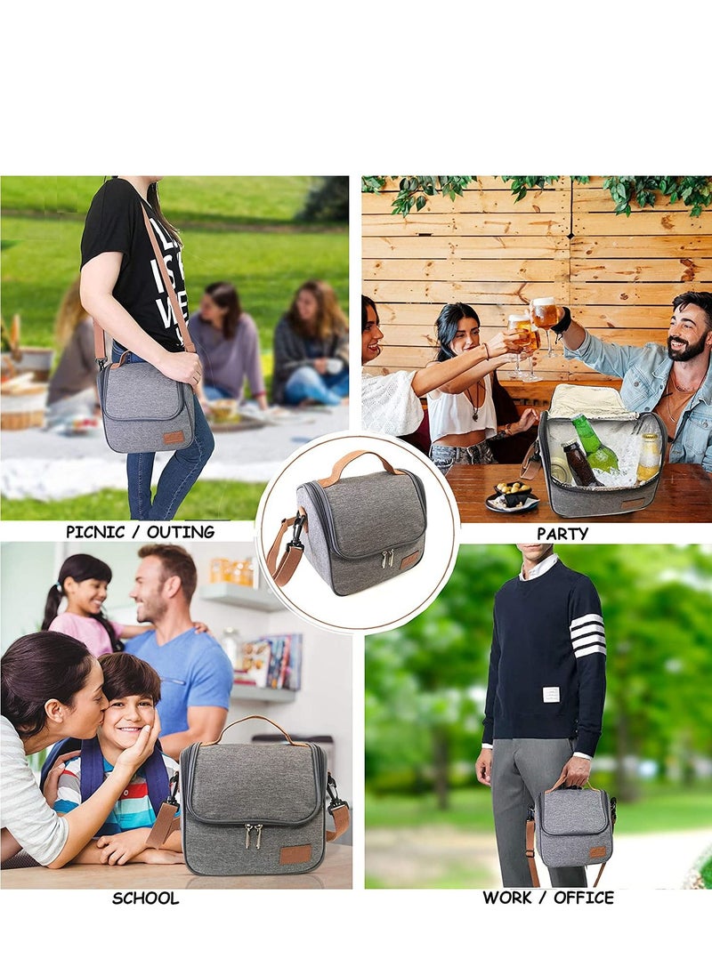 Excellence Insulated Lunch Bag Cooler Shoulder Thermal Tote Bag for Men Women Portable Indoor Outdoor Lunch Box Bag - pzsku/ZE619FA72B0AB90641A20Z/45/_/1660669986/9ec8fc7b-31bf-42ff-a9a6-17e9ad34d397