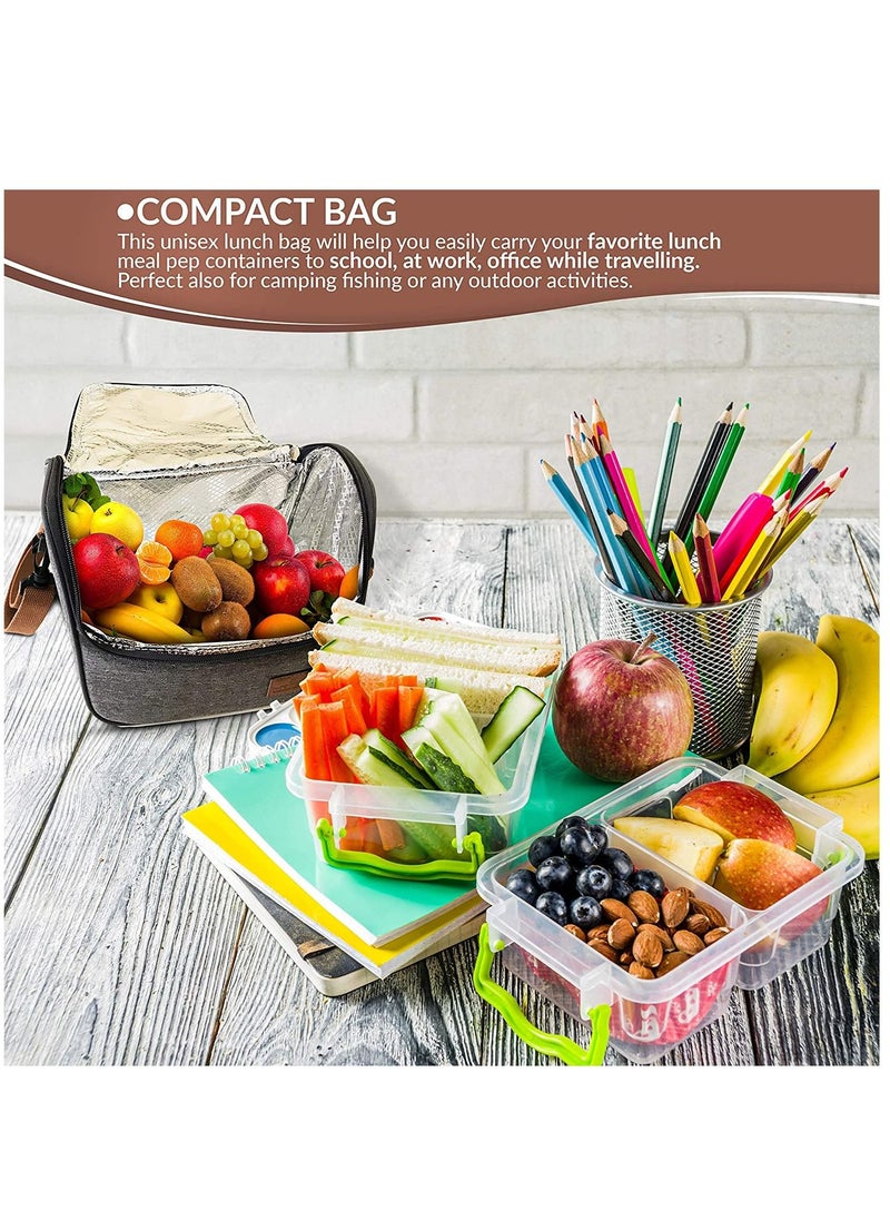 Excellence Insulated Lunch Bag Cooler Shoulder Thermal Tote Bag for Men Women Portable Indoor Outdoor Lunch Box Bag - pzsku/ZE619FA72B0AB90641A20Z/45/_/1660669986/d8b16c55-b05b-4eae-968f-3ee603aed4f0