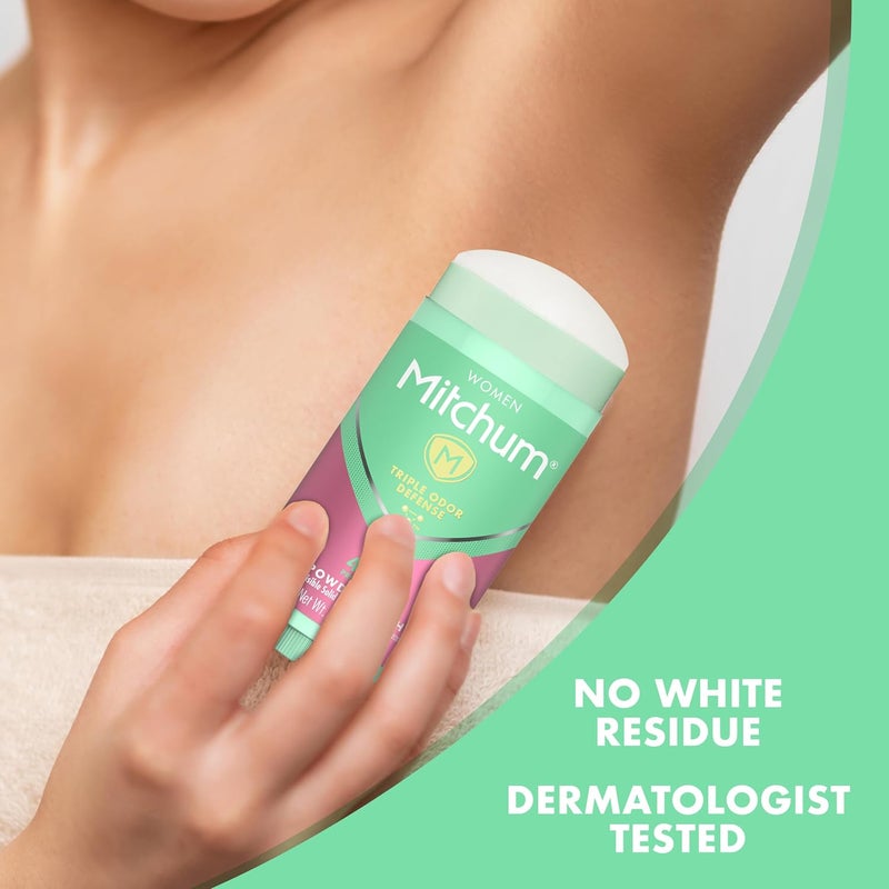 Mitchum مزيل العرق الصلب للنساء من ميتشوم، برائحة البودرة، 2.7 أونصة - Image 4