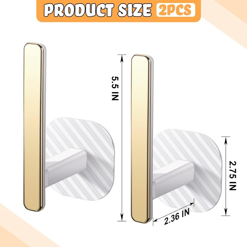 Queekay Curtain Holders Gold Curtain Holdbacks Self Adhesive Drapery Curtain Tiebacks L Shaped Curtain Hooks Nordic Style Window Treatment Holdbacks for Home Office Decorative Curtain Decor (White, 2 Pcs) - Image 2