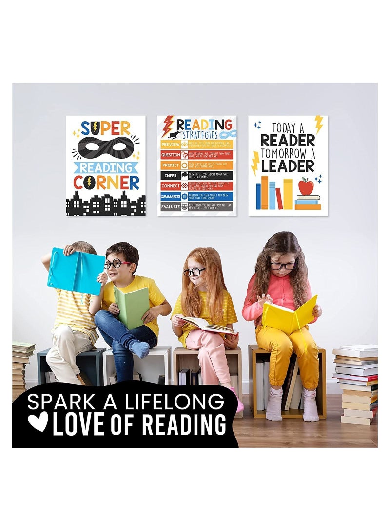 Up to Date Egypt Motivational Reading Posters Wall Hanging Set for School Library Classroom Reading Decoration 6 Pieces - Image 4