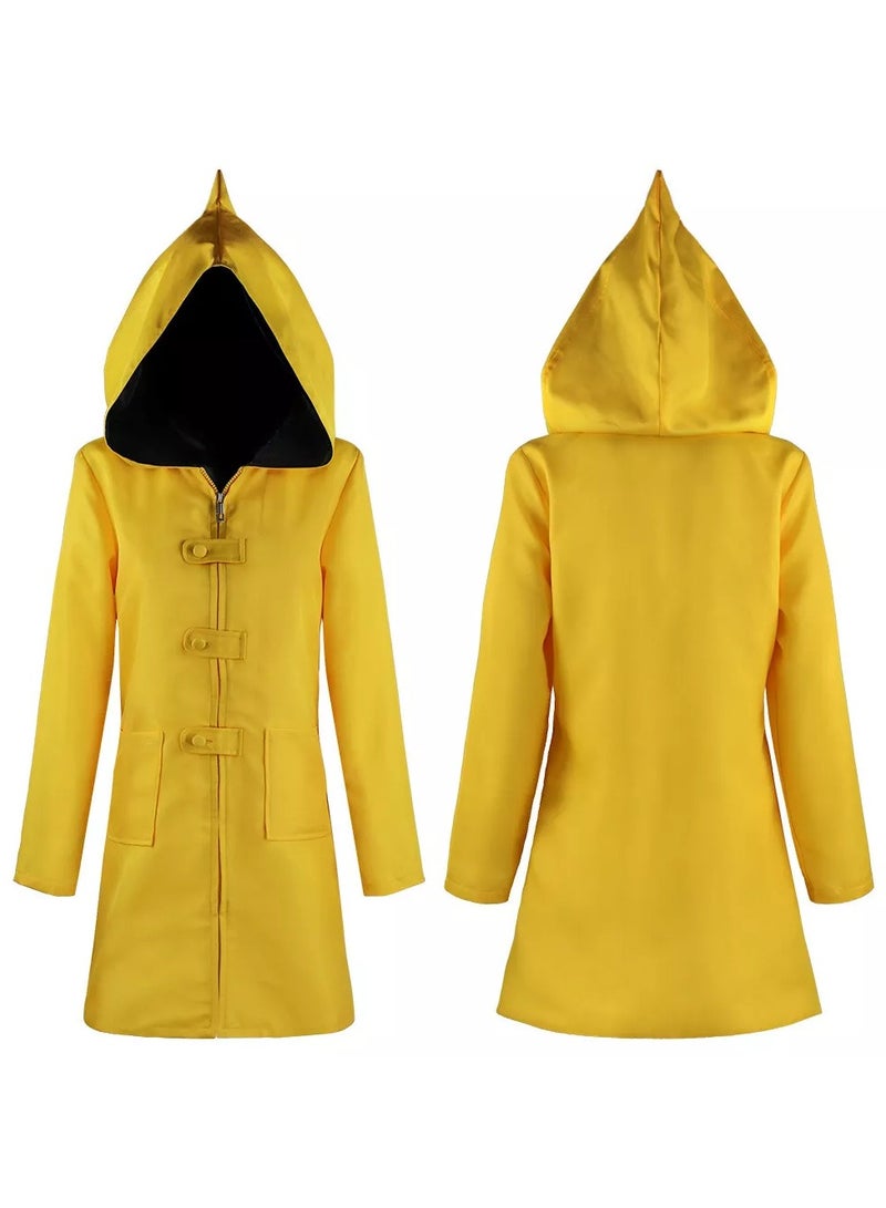 general Little Nightmares Cosplay Costume Six Costume Hooded Raincoat Fashion Kids Unisex - Image 2