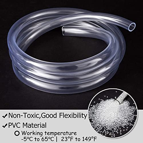 Despacito 10M Silicone Air Pipe for Aquarium Air Pump Pipe Fish Motor Tube Air Bubble for Fish Tank Flexible Water Hose Plastic Tube Transparent Pvc for Aquarium(6mm Diameter) - Image 4