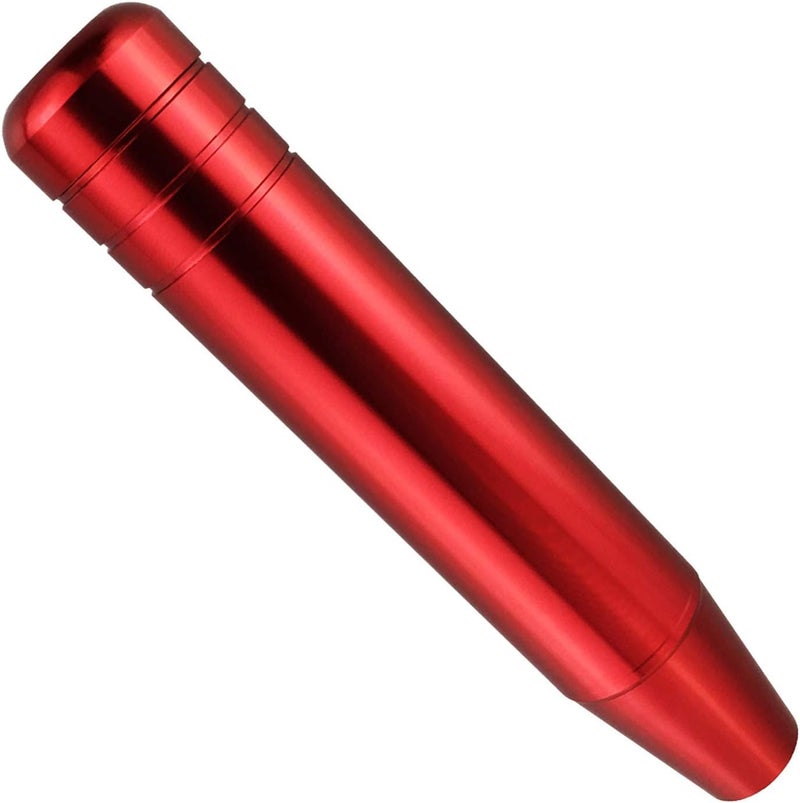 Abfer Long Shifter Knob Car Weighted Gear Stick Shift Knobs Extension Metal Shifting Lever Replace Fit Most Manual Automatic Transmission Vehicle (Red) - Image 4