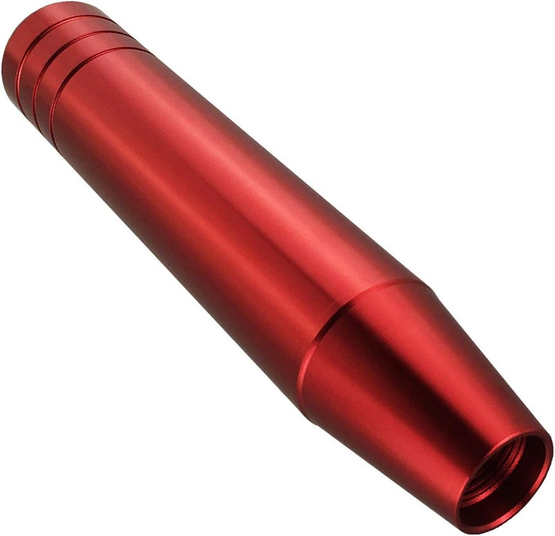 Abfer Long Shifter Knob Car Weighted Gear Stick Shift Knobs Extension Metal Shifting Lever Replace Fit Most Manual Automatic Transmission Vehicle (Red) - Image 5