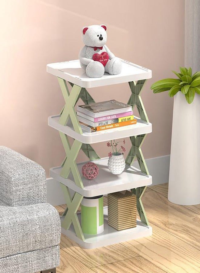 Simple X-Shaped Shoe Rack, Stackable Entry Shoe Rack, Multi-Function Storage Splicing Shoe Cabinet - Image 2