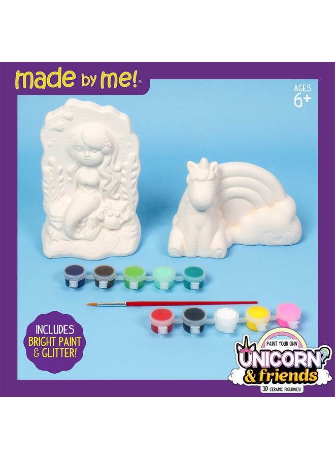 made by me Paint Your Own Unicorn Pals Includes An Easy To Paint Unicorn Rainbow & More By Horizon Group Usa Multicolored Multi 13 Piece Set  - Image 3