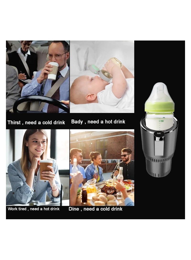 SOLARAE 24V Baby Bottle Warmer for Breastmilk & Formula, BPA-Free Food Heater with LED Display & Touch Control, Ideal for Travel in Car/Truck - Image 5