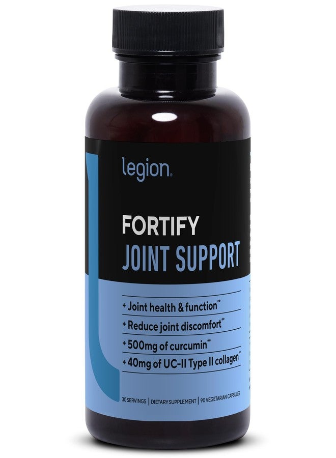 Legion Fortify Joint Support Supplement with UC-II Type II Collagen, Meriva Curcumin & Boswellia Serrata - Mobility, Flexibility & Comfort for Knee, Hip & Shoulder - 90 Capsules - Image 1